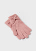 Guanti tricot fiocco bambina Mayoral rosa