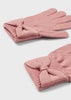 Guanti tricot fiocco bambina Mayoral rosa