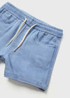 Bermuda coulisse basico neonato Mayoral jeans chiaro - ErreGiModaBimbo