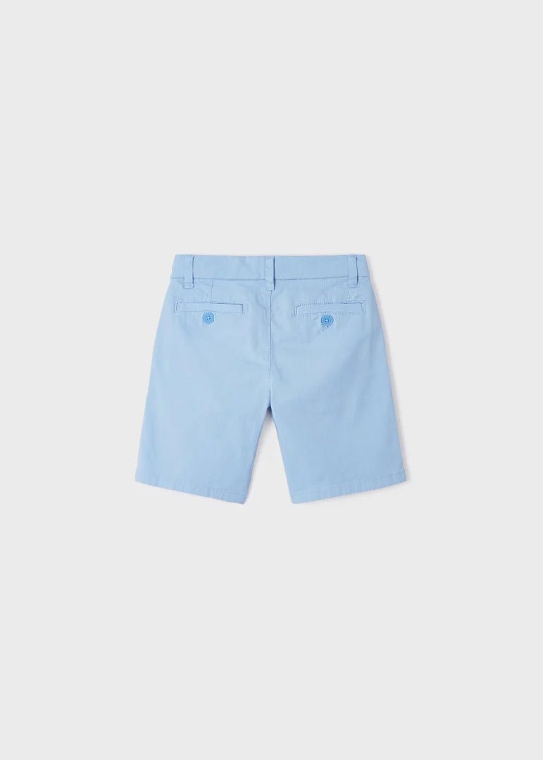 Bermuda modello chino in twill bambino Mayoral Azzurro - ErreGiModaBimbo