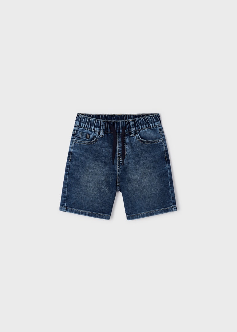 Bermuda soft jeasn denim cotone sostenibile bambino Mayoral - ErreGiModaBimbo