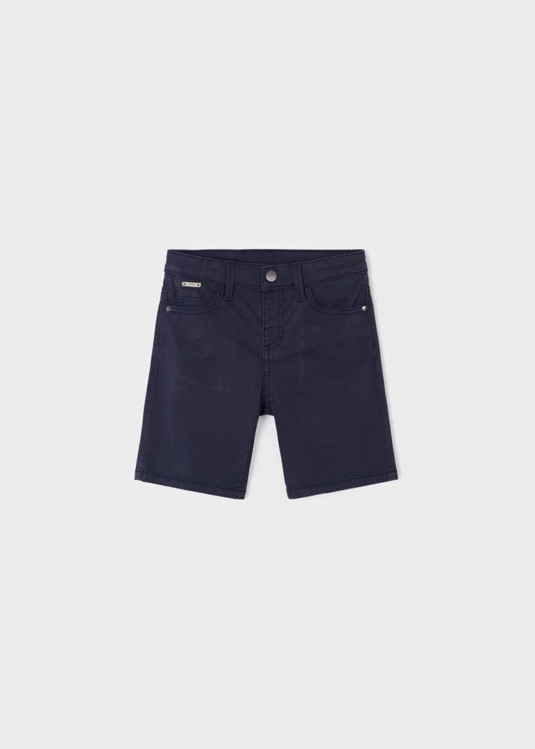 Bermuda twill bambino Mayoral blu navy - ErreGiModaBimbo