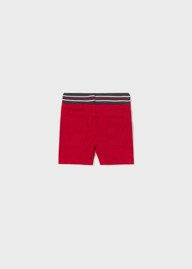 Bermuda twill neonato Mayoral rosso - ErreGiModaBimbo