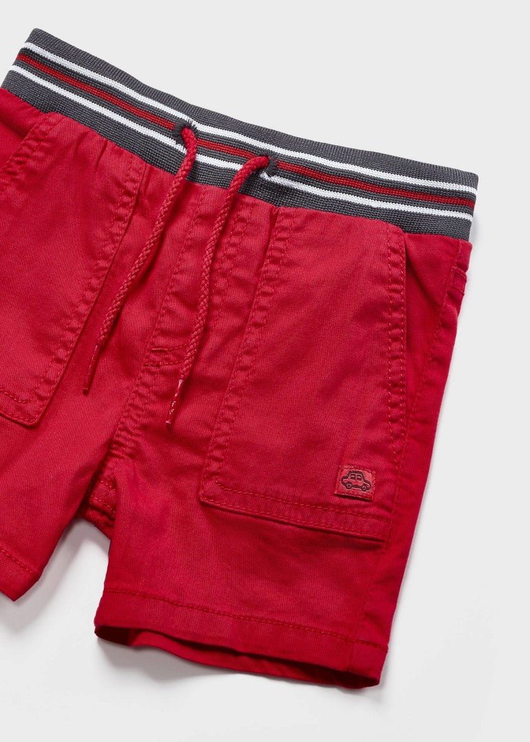 Bermuda twill neonato Mayoral rosso - ErreGiModaBimbo