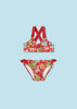 Set of 2 baby girl swimsuit briefs "Fruit"