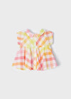 Blusa camicia stampata neonata Mayoral fantasia quadri - ErreGiModaBimbo