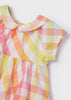 Blusa camicia stampata neonata Mayoral fantasia quadri - ErreGiModaBimbo