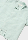 Mayoral beige baby shirt with pocket