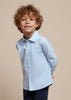 Camicia fresco cotone bambino Mayoral fantasia celeste