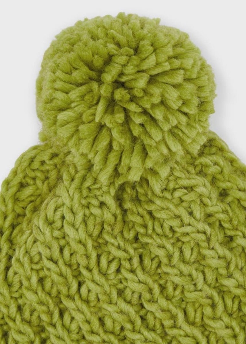 Cappello in maglia bambina Mayoral verde oliva - ErreGiModaBimbo