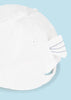 Mayoral Newborn Cotton Fish Hat White 