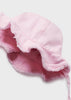 Mayoral Newborn pink cotton fringed hat