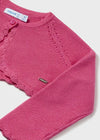 Cardigan LENZING™ ECOVERO™ viscosa neonata Mayoral magenta