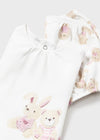 Mayoral Newborn „Teddy Bears“ Rosa 2-teiliges Baby-Outfit