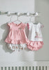 Mayoral Newborn „Teddy Bears“ Rosa 2-teiliges Baby-Outfit