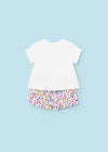 Completo 2 pezzi neonata Mayoral Newborn Violletto multicolore