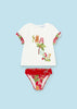 Set of 2 baby girl swimsuit briefs "Fruit"