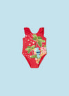 Set of 2 baby girl swimsuit briefs "Fruit"