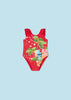 Set of 2 baby girl swimsuit briefs "Fruit"