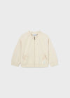 Mayoral Beige Baby Zip Up Sweatshirt 