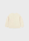 Mayoral Beige Baby Zip Up Sweatshirt 