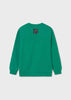 Pullover felpa taschino ragazzo Mayoral verde clorofilla