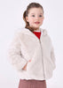 Giubbotto zip pellicciotto bambina Mayoral beige - ErreGiModaBimbo