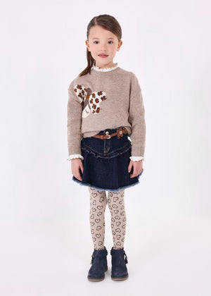 Gonna jeans con cintura bambina Mayoral - ErreGiModaBimbo