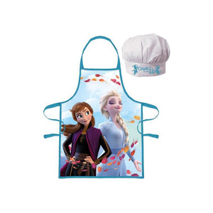 Grembiule Chef Disney Frozen Anna e Elsa ''Autunno'' - ErreGiModaBimbo