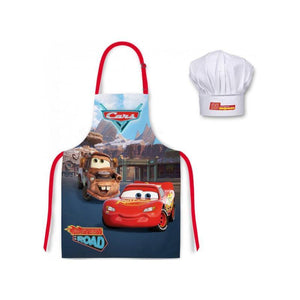 Grembiule Chef Disney Pixar Cars ''Saetta Mc Queen e Carl Attrezzi'' - ErreGiModaBimbo