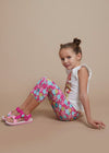 Leggings 3/4 bambina Mayoral fantasia palloncini fucsia