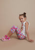 Leggings 3/4 bambina Mayoral fantasia palloncini fucsia