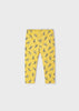 Leggings 3/4 bambina Mayoral fantasia zebre giallo