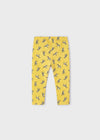 Leggings 3/4 bambina Mayoral fantasia zebre giallo