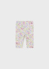 Leggings stampato fresco cotone neonata Mayoral floreale deila