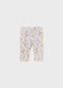 Leggings stampato fresco cotone neonata Mayoral floreale deila