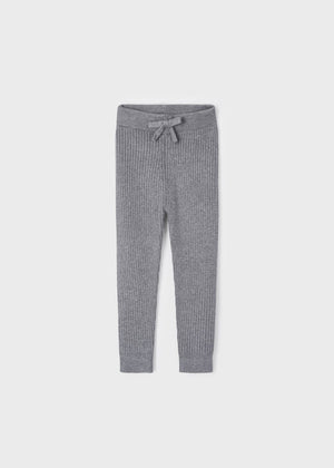 Leggings viscosa costine bambina Mayoral grigio - ErreGiModaBimbo