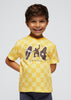 Mayoral Kids T-Shirt "Skater" Print Yellow