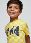 Mayoral Kids T-Shirt "Skater" Print Yellow