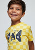 Mayoral Kids T-Shirt "Skater" Print Yellow