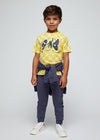 Mayoral Kids T-Shirt "Skater" Print Yellow