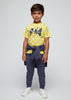 Mayoral Kids T-Shirt "Skater" Print Yellow