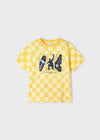 Mayoral Kids T-Shirt "Skater" Print Yellow