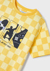 Mayoral Kids T-Shirt "Skater" Print Yellow