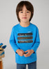 Mayoral bosco green drop shoulder t-shirt for kids