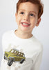 Mayoral bosco green drop shoulder t-shirt for kids