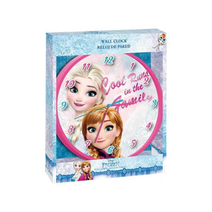 Orologio da parete Disney Frozen Elsa e Anna rosa - ErreGiModaBimbo