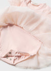 Pagliaccetto Vestito tulle neonata Mayoral Newborn "Farfalla" rosa