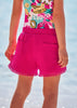 Pantaloncino basic bambina Mayoral fresco cotone fucsia