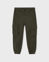 Pantalone cargo strech bambino Mayoral verde bosco